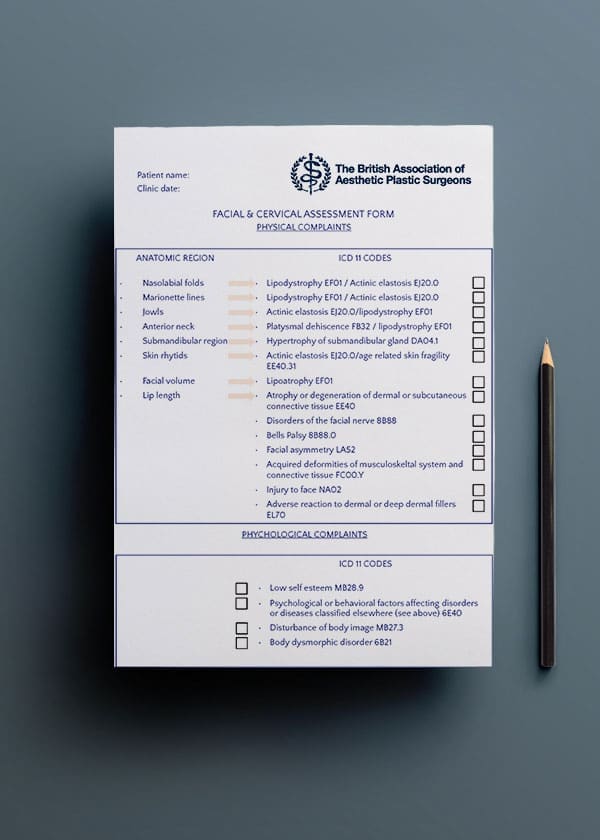 HR Plastic Surgery - BAAPS GMP facial assessment from